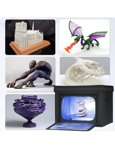 Kit de Curado de Resina UV Hypool 365nm para Impresora 3D