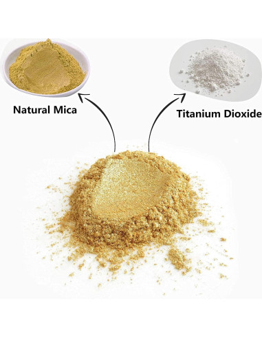 Polvo de Mica Brillante NTWJNJY - 30 Colores para Jabón y Resina