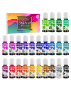 Pigmento de Resina Epóxica DecorRom - 24 Colores 10ml