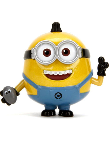 Figuras de Metal Minions Jada 4-Pack - Stuart, Kevin, Otto, Bob