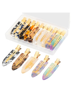 10 Clips para el Cabello Sin Marcas Gingbiss 6.8 cm Multicolor