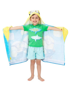 Toalla con Capucha de Algodón Minions Franco Kids 61x127cm 2
