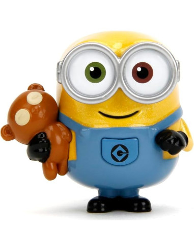 Figuras de Metal Minions Jada 4-Pack - Stuart, Kevin, Otto, Bob