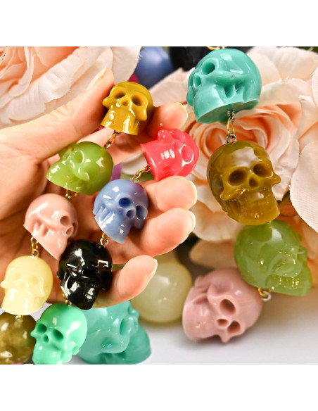 10 Moldes de Silicona de Calavera ZQYSING para Joyería
