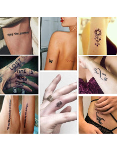 Kit de Pintura Temporal de Pecas Falsas Charmark 84 Pcs 2