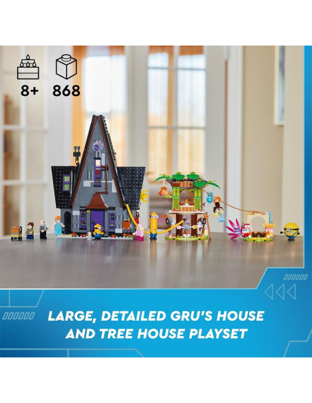 LEGO Mi Villano Favorito 4 Mansión de Gru 868 Piezas