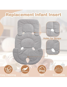 Inserto para Bebés Graco Snugride 35 - Almohadilla Suave 2 en 1 2