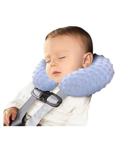 Almohada de Cuello Inflable HKSICHENGKEJI Azul para Niños