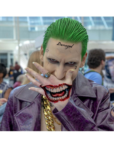 Tatuajes Temporales Halloween TASROI 6 Hojas Joker 3D