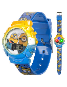 Reloj de Niños Minions con Luces Intermitentes y Pantalla LCD