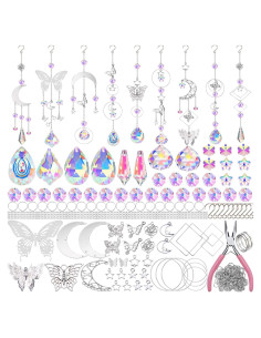 Kit de Atrapasoles de Cristal Lyukii 300 Piezas DIY