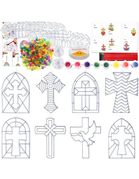 Kits de Artesanía de Atrapasol Cruz WorldBazaar - 24 Piezas