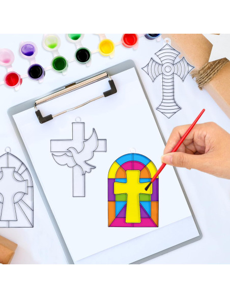 Kits de Artesanía de Atrapasol Cruz WorldBazaar - 24 Piezas