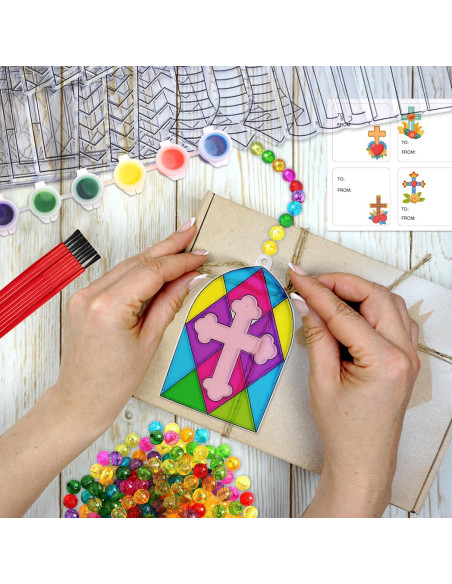 Kits de Artesanía de Atrapasol Cruz WorldBazaar - 24 Piezas