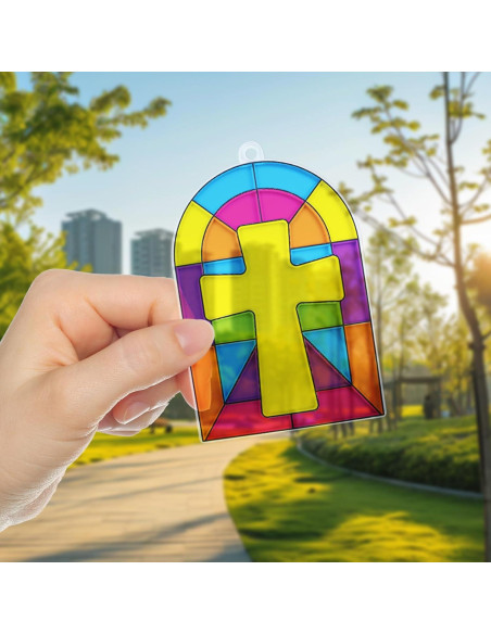 Kits de Artesanía de Atrapasol Cruz WorldBazaar - 24 Piezas