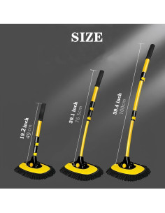 Mopa de Lavado de Autos MVEQRRN con Mango Largo y Microfibra 2