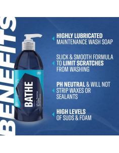 Jabón para Lavado de Autos Gyeon Bathe 1000ml - Alta Lubricidad 2