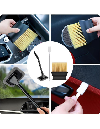 Kit de Lavado de Autos 44 Piezas AUTODECO Negro