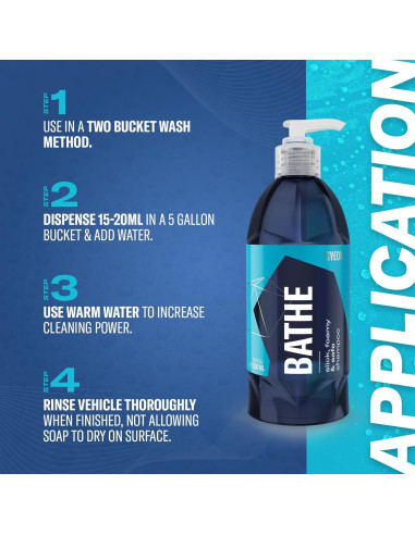 Jabón para Lavado de Autos Gyeon Bathe 1000ml - Alta Lubricidad