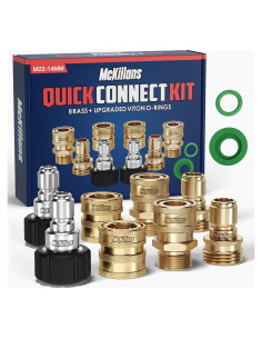 Kit de Conexión Rápida McKillans M22-14mm para Lavadora a Presión