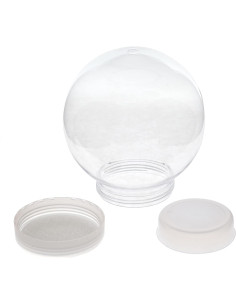 Globo de Nieve DIY 130mm Creative Hobbies - Plástico Transparente 2