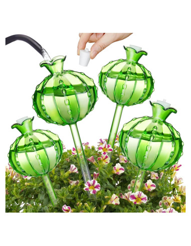 Esferas de Riego Automático NiHome 4-Pack Vidrio Verde