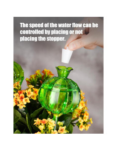 Esferas de Riego Automático NiHome 4-Pack Vidrio Verde 2