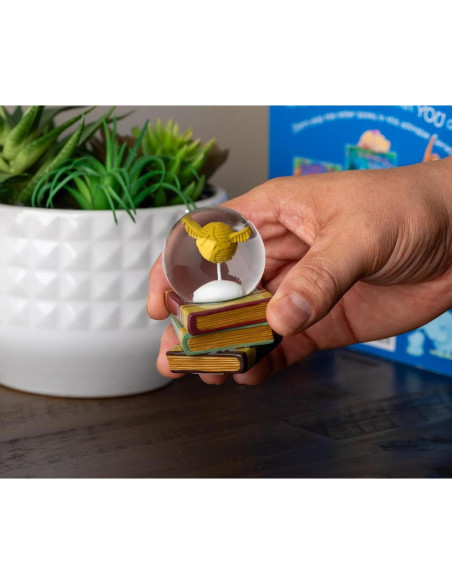 Globo de Nieve Mini Snitch Dorada Harry Potter 7.62 cm