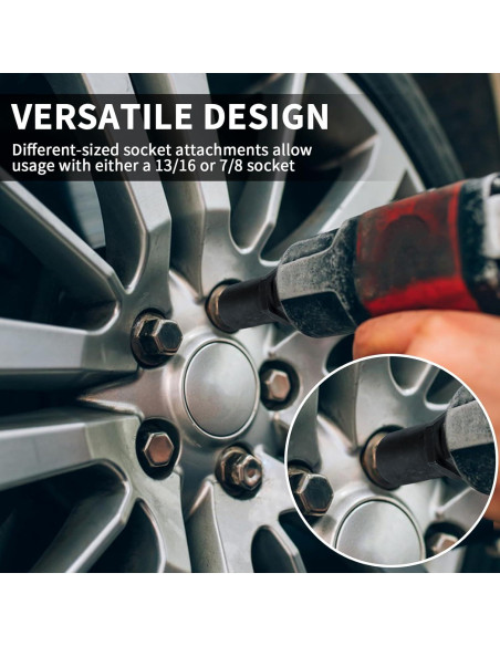 Juego de Llaves para Tuercas de Ruedas REBRA 8 Piezas