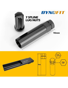 Llave de Tuerca Spline DYNOFIT 7 Puntos 21mm y 22mm Hex 2