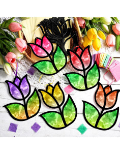 Kits de Manualidades de Tulipanes Supervitae - 24 Sets DIY 2