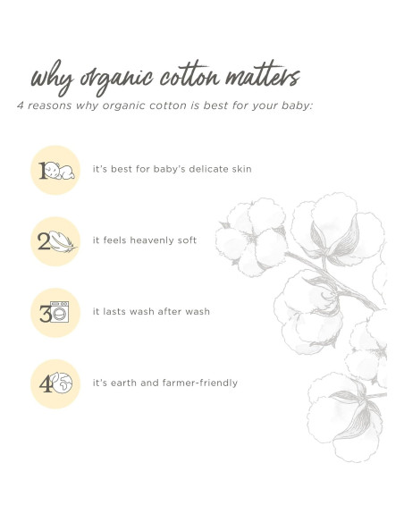 Mitones para Bebés Burt's Bees, Algodón Orgánico, Set de 3