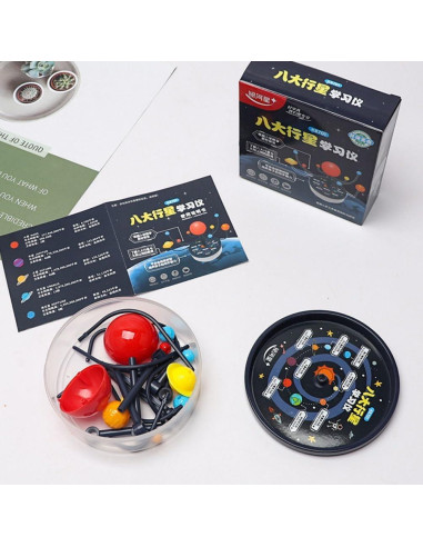 Modelo del Sistema Solar Baluue 16.5x12.5cm Educativo STEM