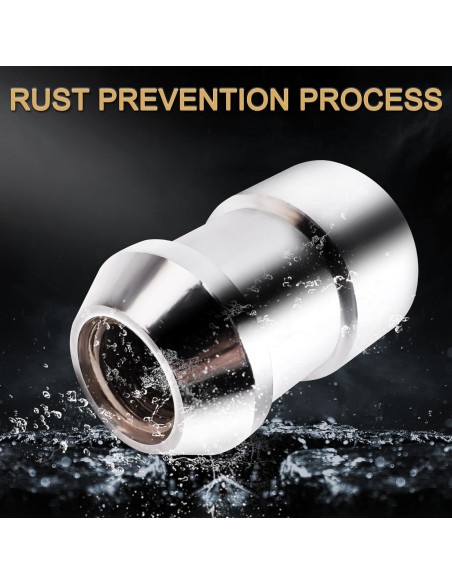 Tuercas de Bloqueo de Rueda M14x2mm YYHHZZ - Juego de 4 con 2 Llaves