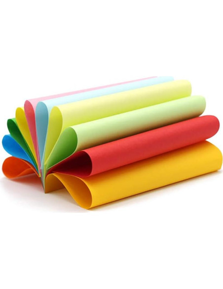 1000 Hojas de Papel Origami Doble Cara Yimaa 10 Colores