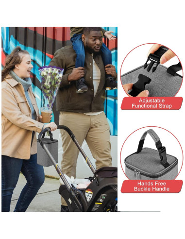 Bolsa Térmica Accmor para Biberones - Acomoda 4 de 240ml