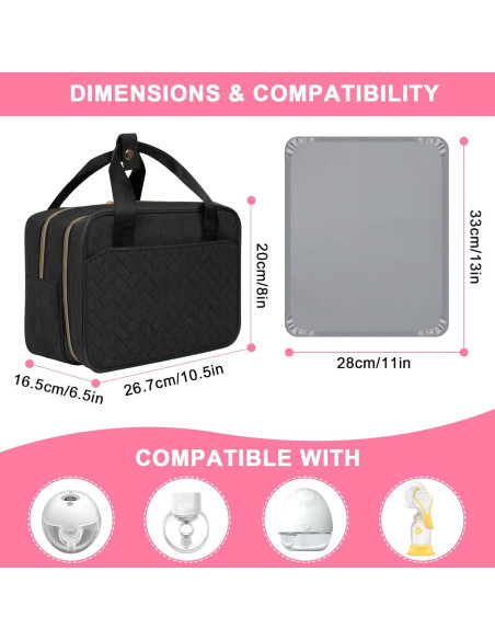 Bolsa Extractora de Leche Materna PHOEBUS BABY - Aislada y Portátil