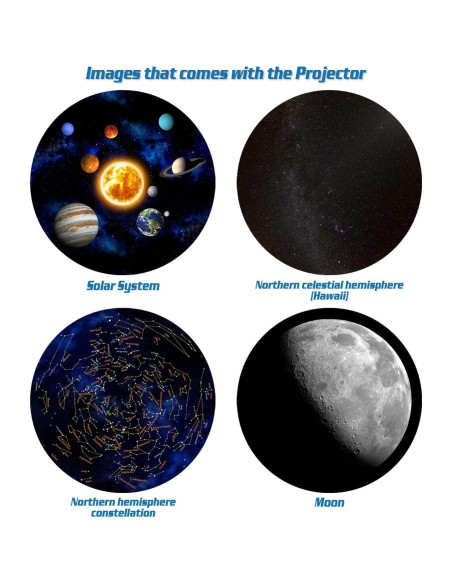 Proyector de Estrellas HD 4K Ambo Funtamin - Imágenes Rotativas