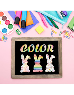 Juego de Papel de Scrapbook XMBHHRM 24 Hojas 15.2 cm Colorido 2