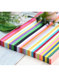 Papel Plegable Estrellas Coloridas JALLYSIA 2340 Hojas DIY 2