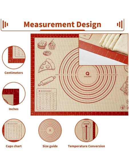 Alfombrilla de Silicona QUELLANCE 50x70 cm Antiadherente