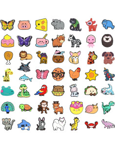 50 Adornos para Lápices JRONGHE - Diversos Patrones Coloridos 2