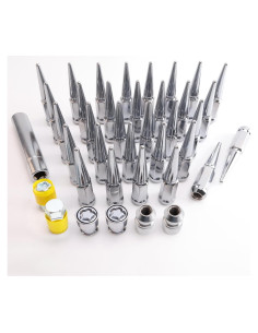 Juego de Bloqueos de Rueda M14x2mm YYHHZZ con 4 Tuercas