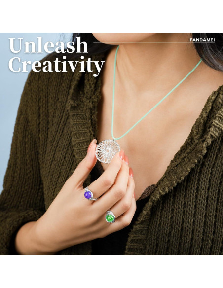 Alambre de Manualidades FANDAMEI 20 Gauge 30m Aluminio Plateado