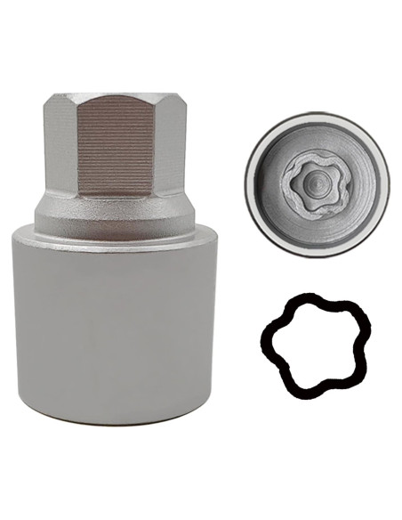 Llave de Bloqueo de Tuerca de Rueda BMW 042 - 29mm Exterior