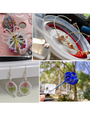 Alambre de Cobre 24 Gauge 203 Pies Plata para Manualidades