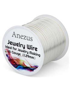 Alambre de Joyería Anezus 16 Calibres 10 Metros Plata