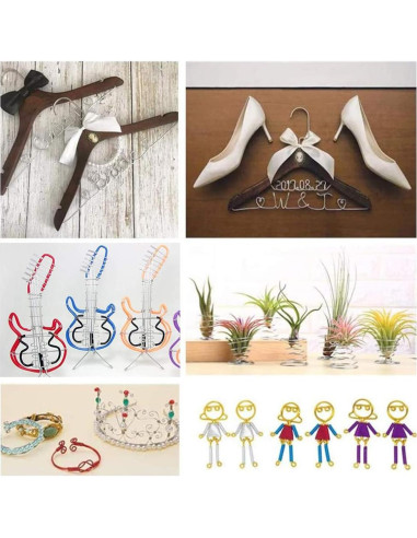 Alambre de Aluminio Flexible BENECREAT 2.5mm 24.5m Manualidades