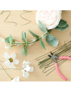 Alambre Floral Verde Oscuro Juvale 200 Piezas 40.64 cm 2