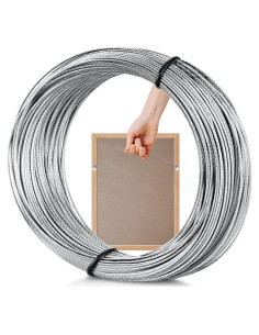 Alambre para colgar cuadros Taocar 30.48m acero inoxidable 13.6kg